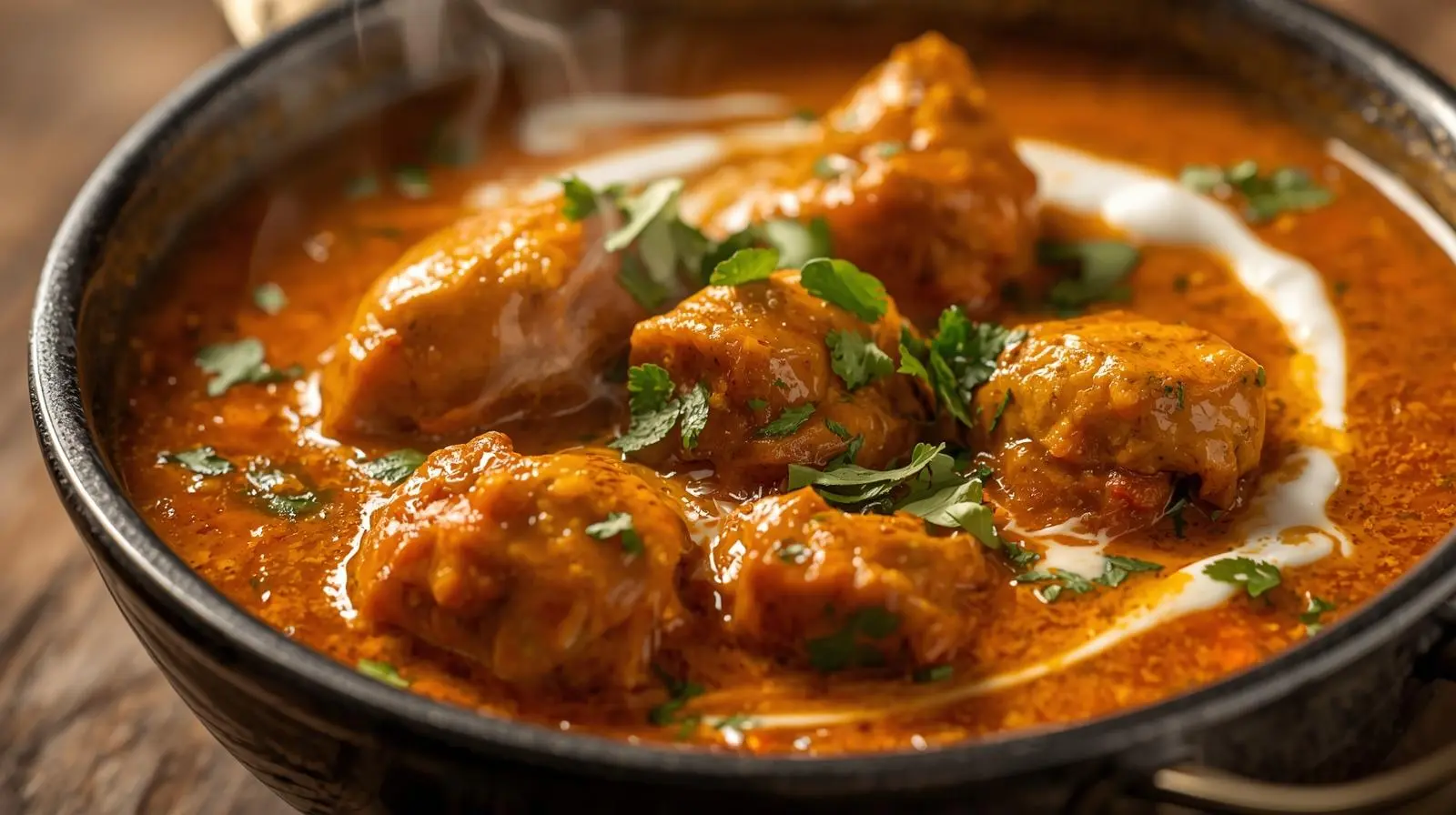 Delicious Butter Chicken at The Chimney Indian Cuisine in Regina, SK